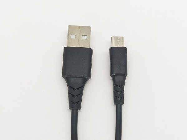 黑色PVC Micro USB數(shù)據(jù)線，安卓數(shù)據(jù)線定制廠家